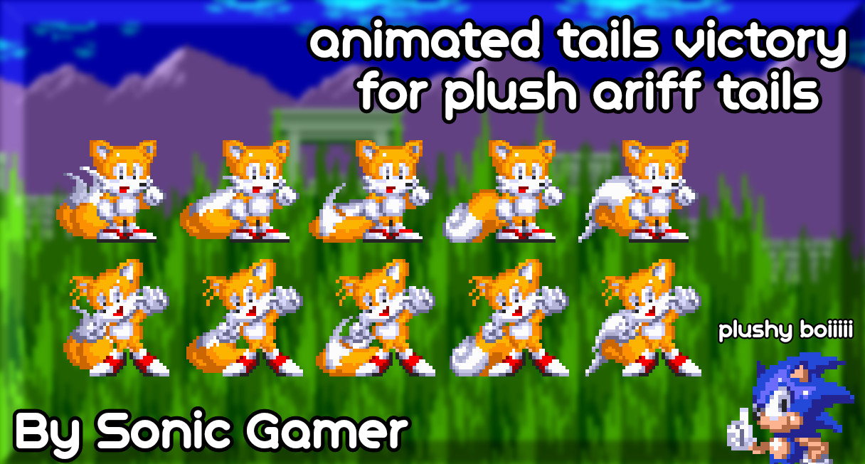 Plush Ariff Tails Animated Victory