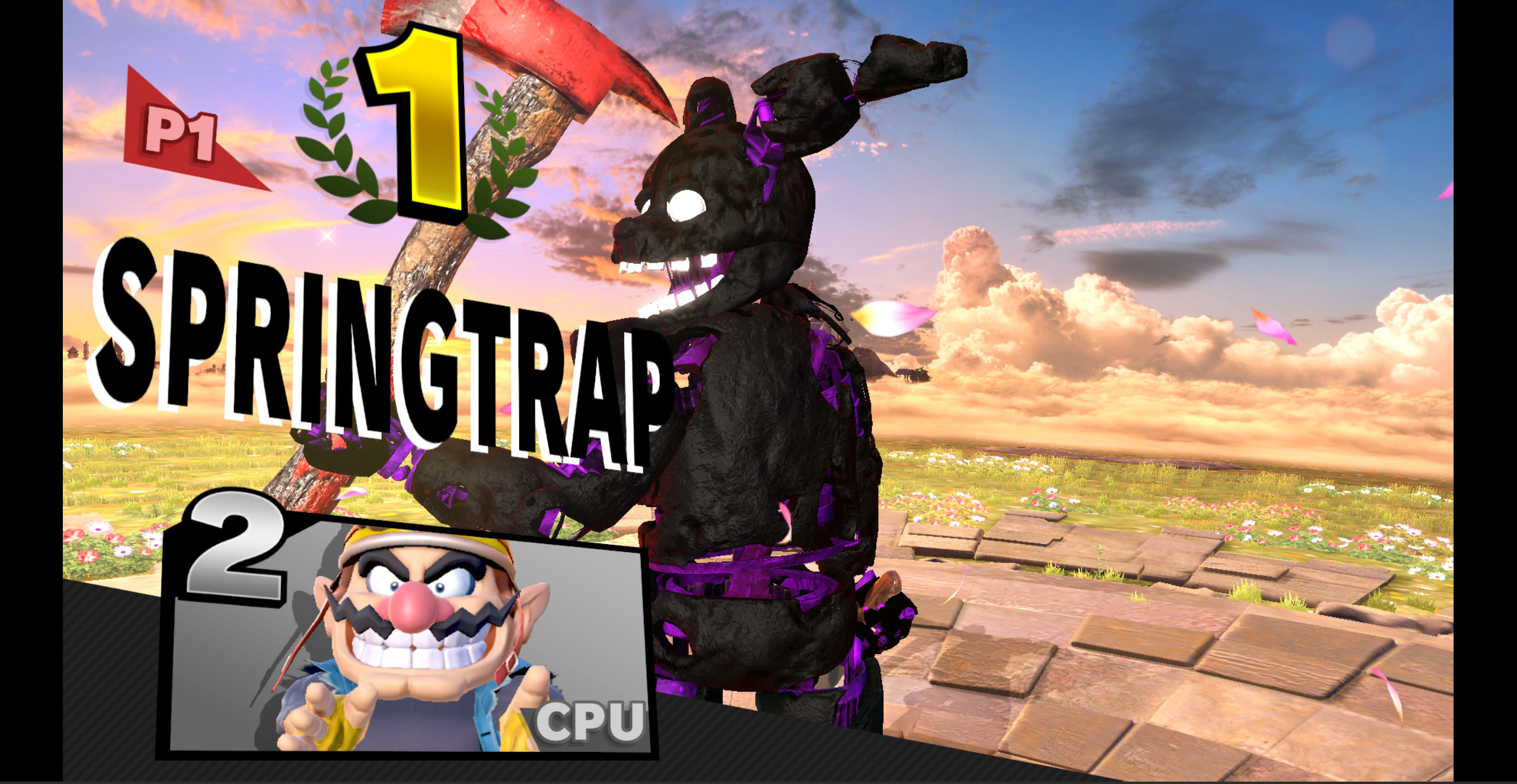 [SENSITIVE CONTENT] Springtrap Moveset Mod for Super Smash Bros ...