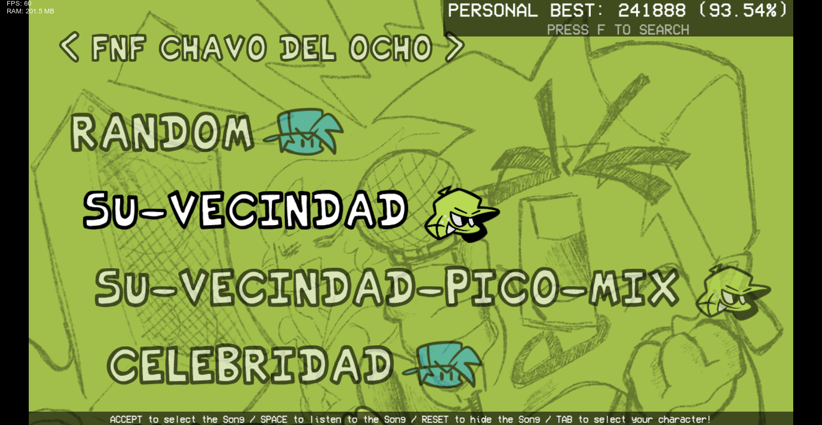 FNF Chavo Del Ocho Psych Engine y Online
