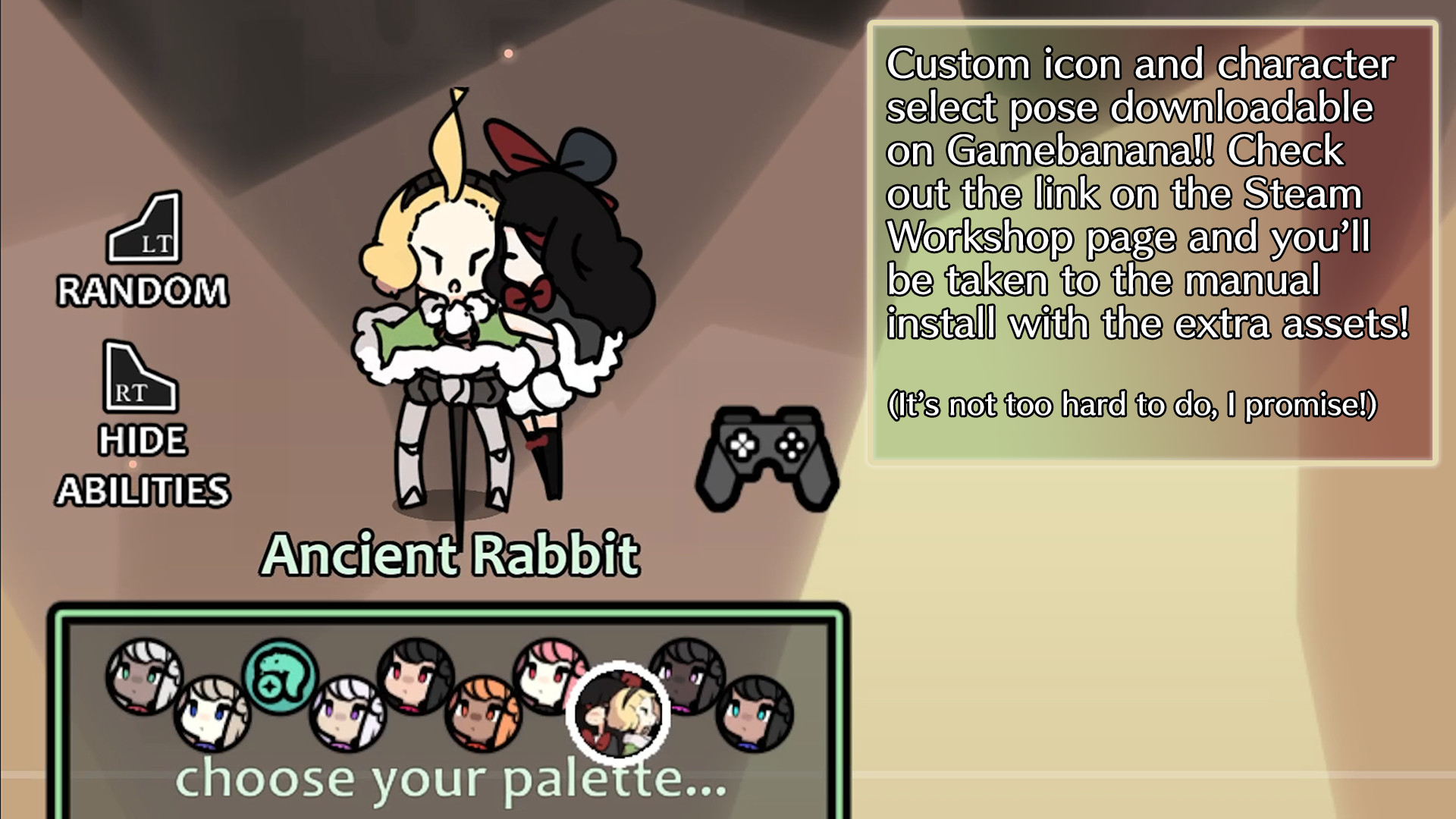 Rabbit Modface Hero of Frost X Arcanist (Ancient Rabbit Skin)) Mod for Rabbit and ...