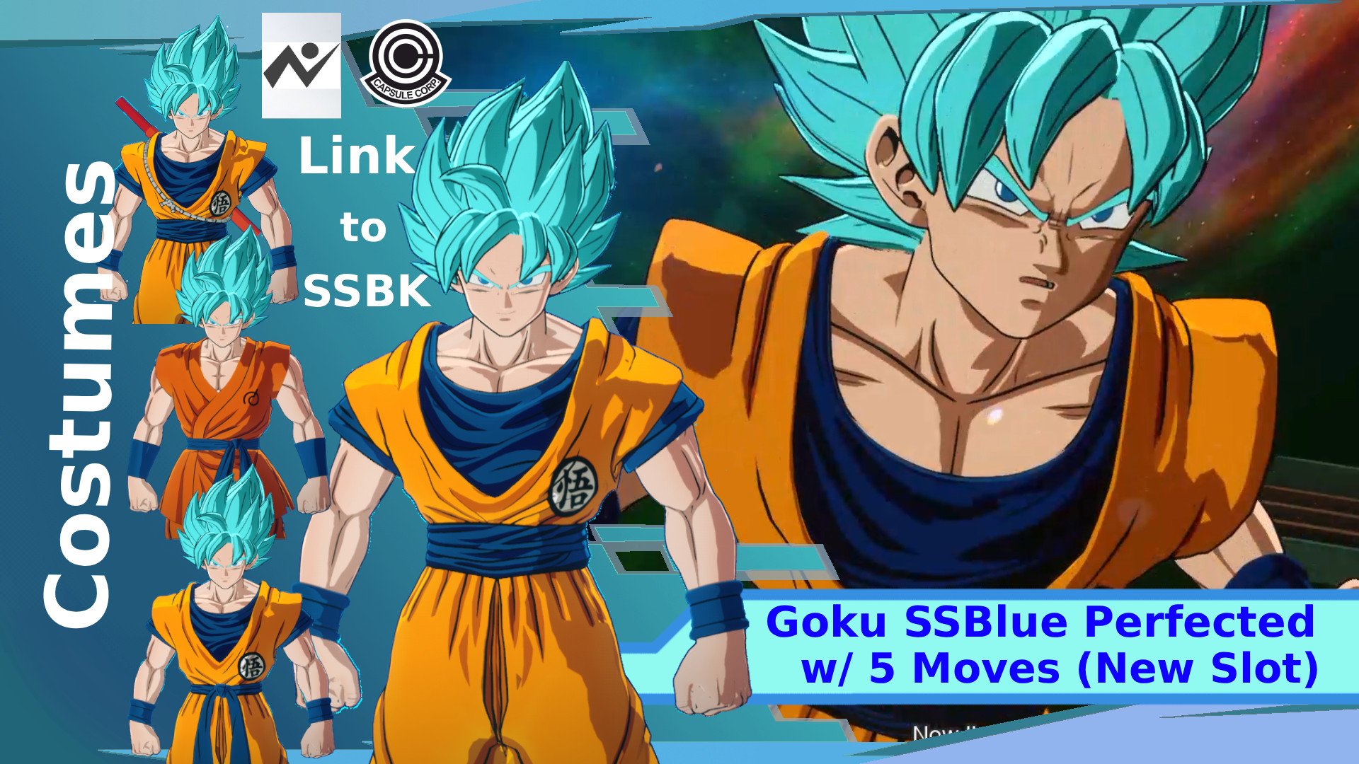 GOKU SSB PERFECTED [NEW SLOT] - 5 Moves