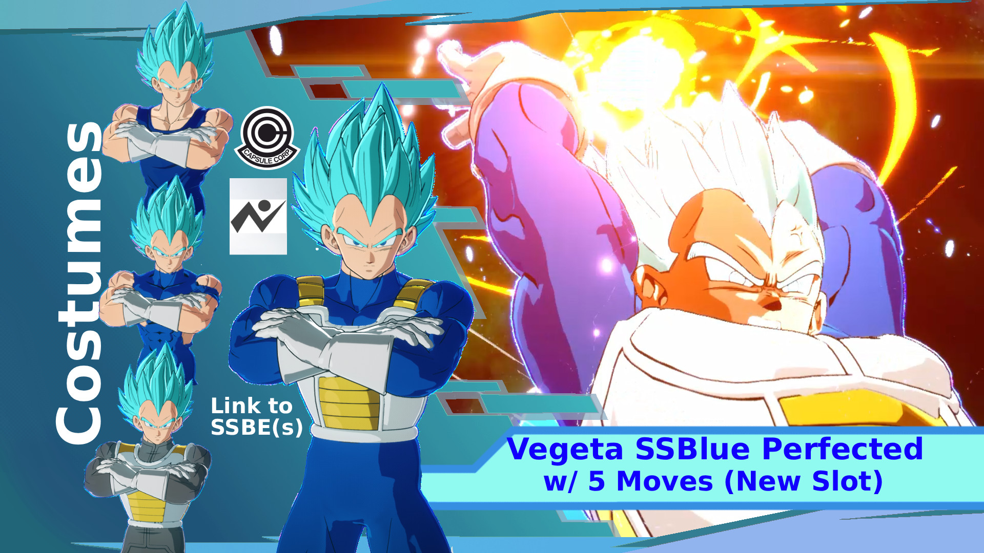 VEGETA SSB PERFECTED [NEW SLOT] - 5 Moves