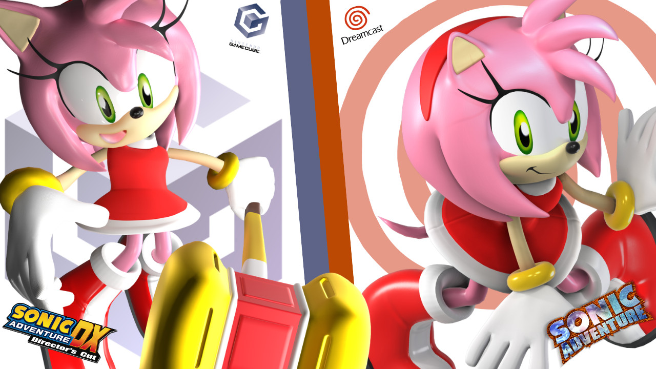 CGI Amy Rose (SA1 & SADX Styles)