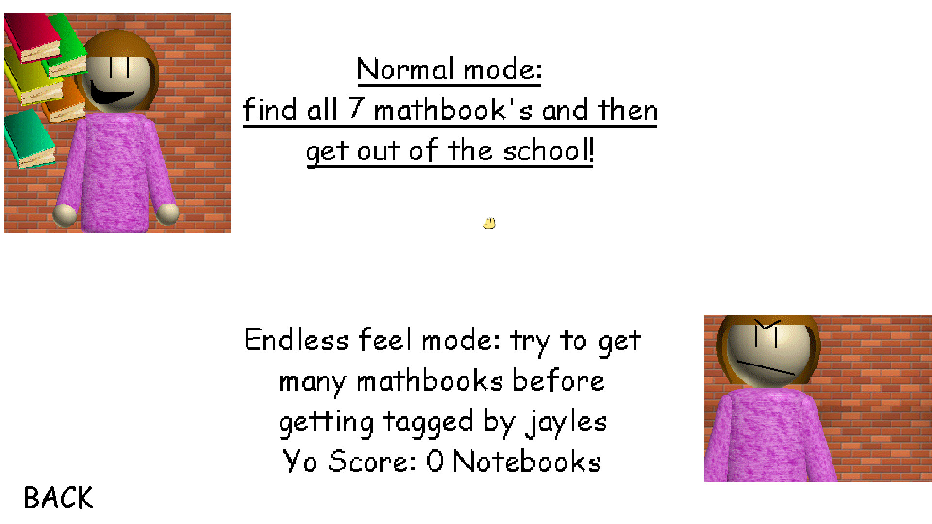 Baldi Math Books Jayles's lesson's on math Mod for Baldi's Basics | Baldi Mods