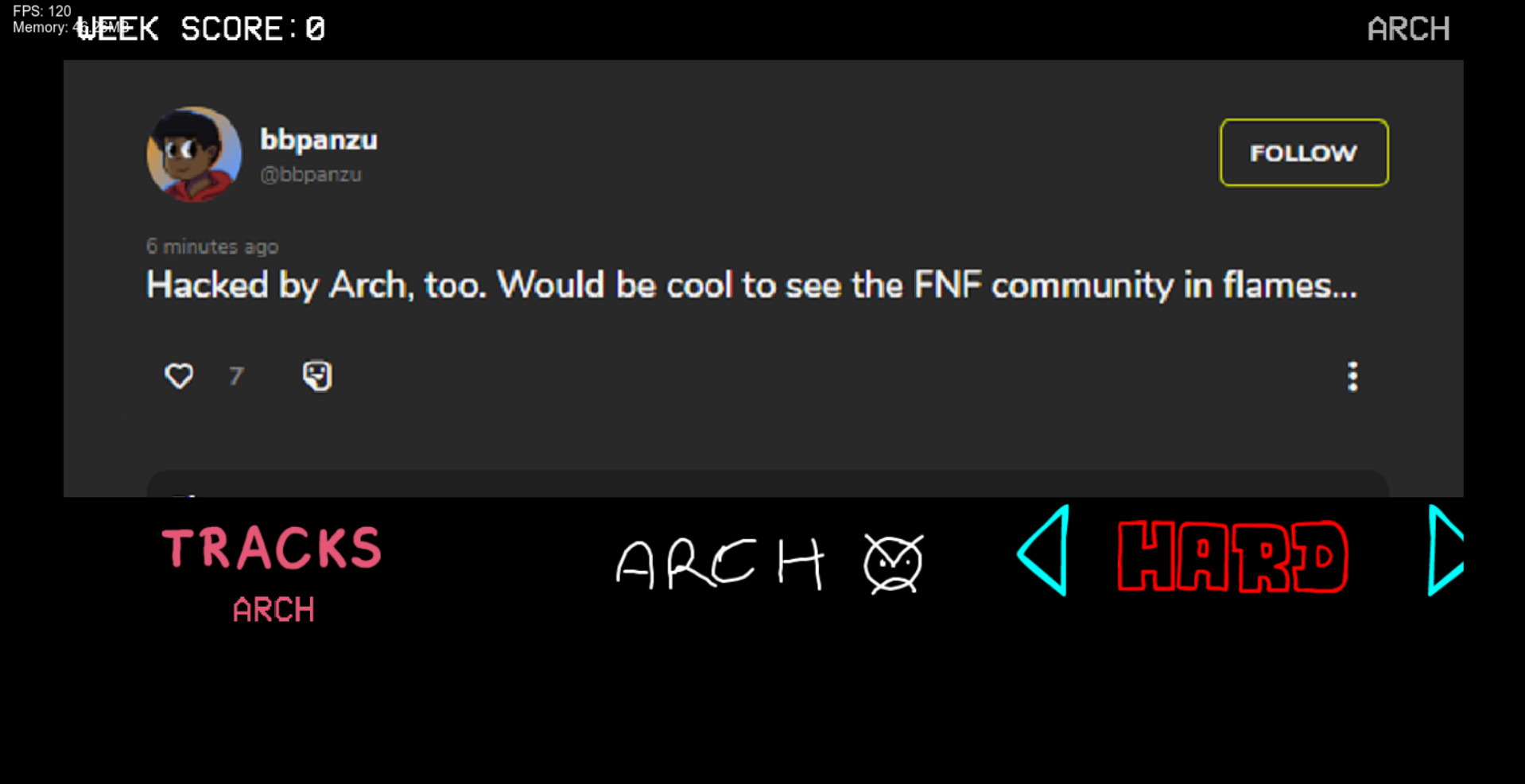 FNF VS ARCH PSYCH ENGINE PORT