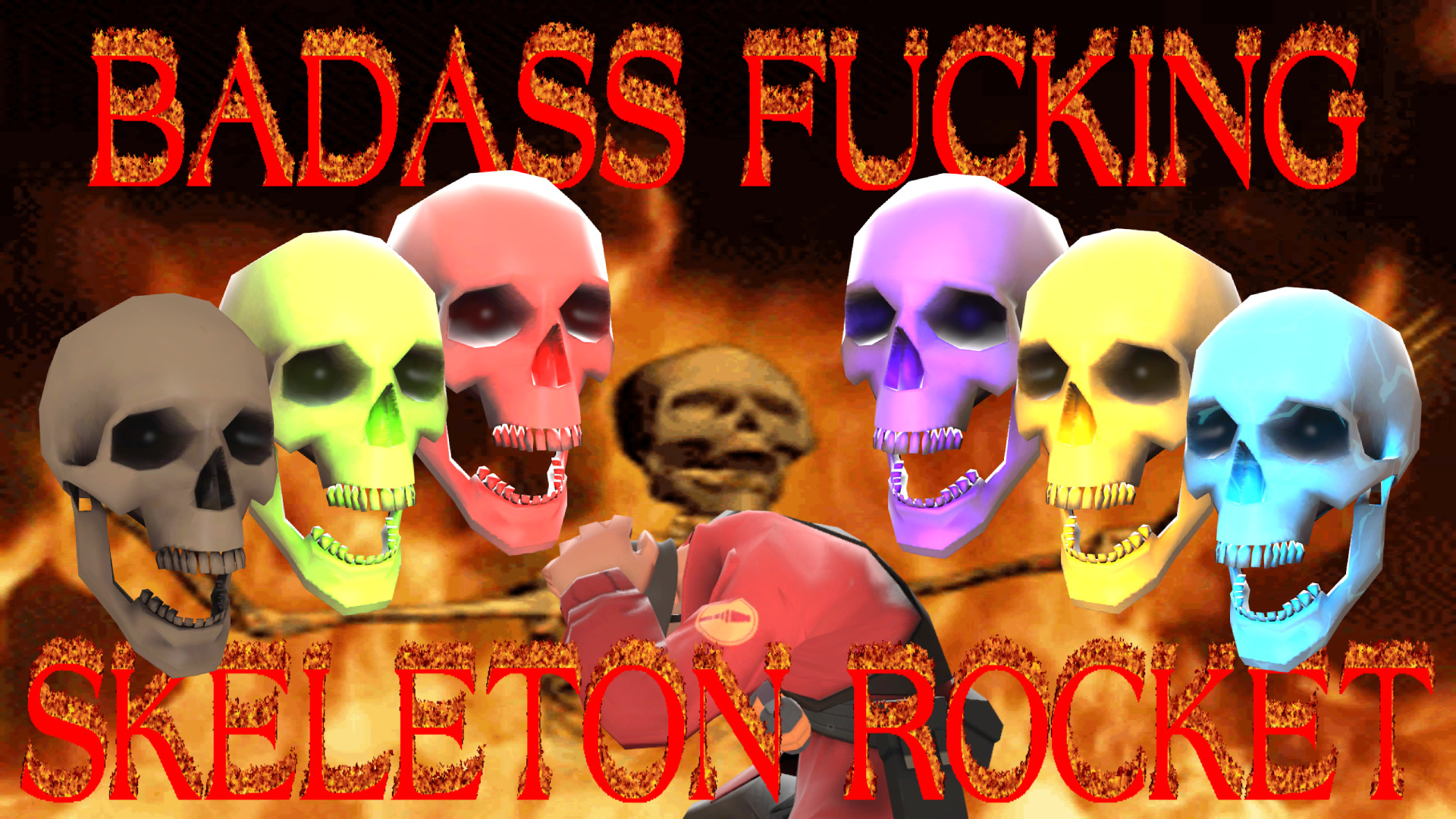 Skeleton/Skull Rocket (Custom sounds)