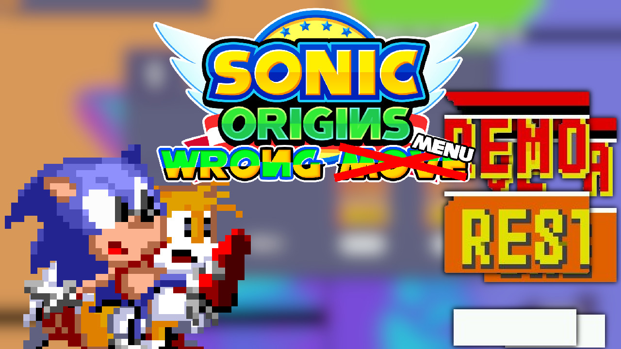 Sonic CD (Origins) - Wrong Menu (+ V-Slice)