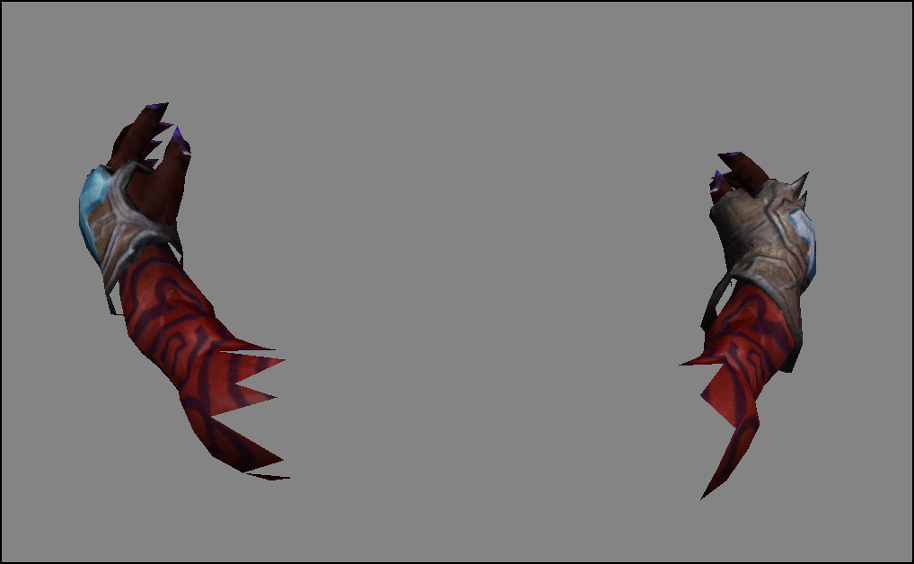 [Model hand] Red Devil Hand By HyMahmud