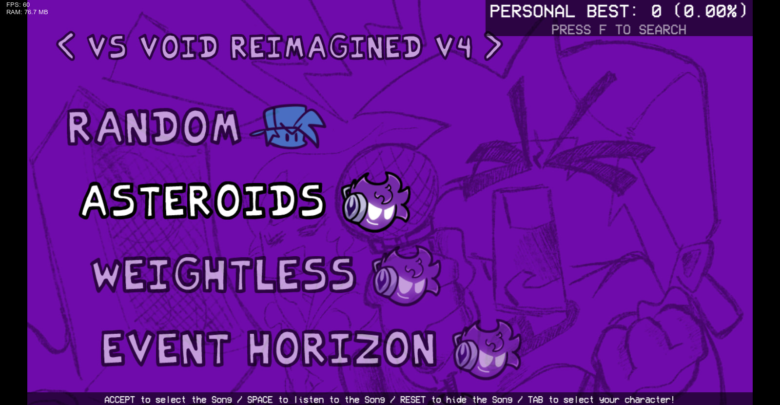 FNF Void Reimagined V4 Psych Engine y Online
