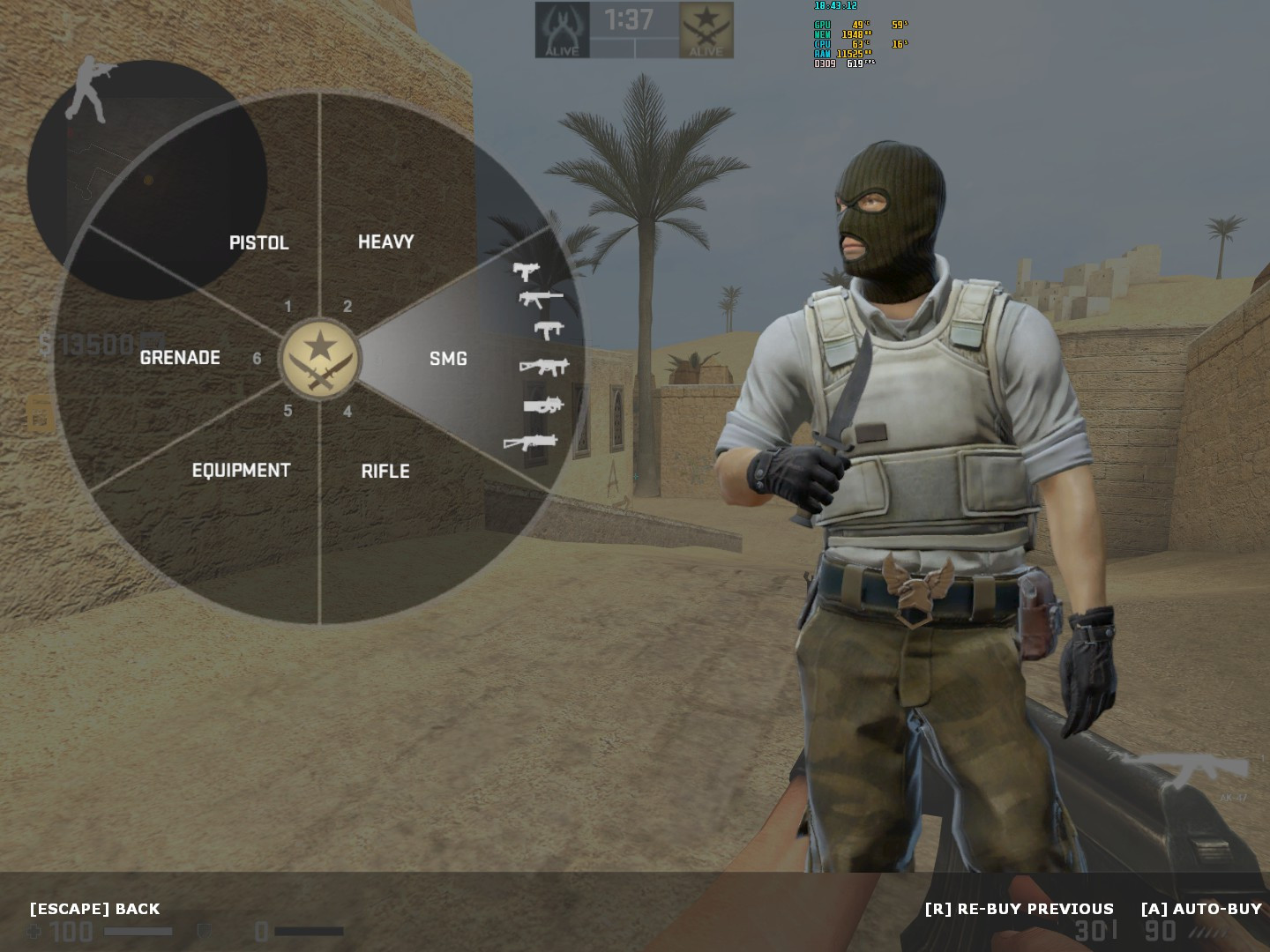 [ES]HUD CSGOv2 LIGHT by DENNIS Mod for Counter-Strike: Source | CS:S Mods