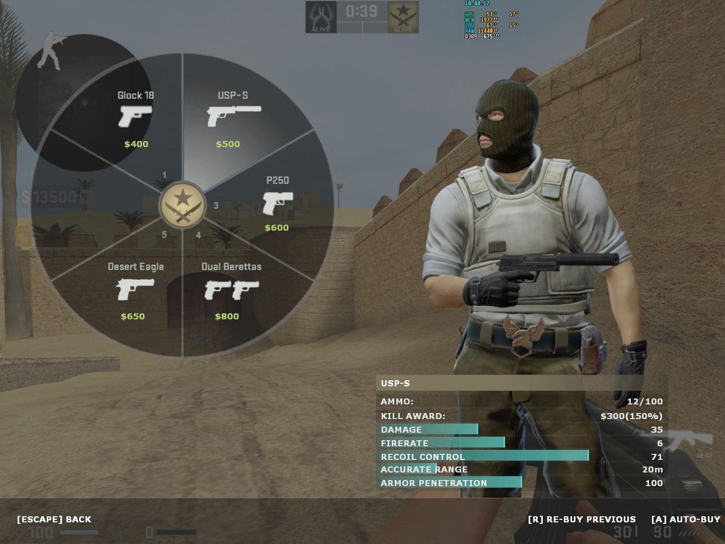 [ES]HUD CSGOv2 LIGHT by DENNIS Mod for Counter-Strike: Source | CS:S Mods