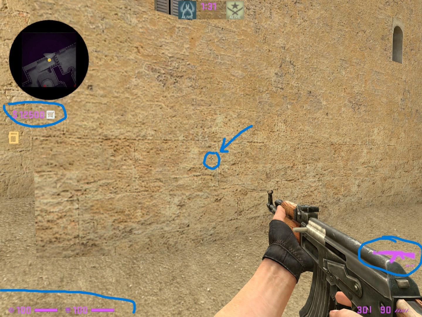 [ES]HUD CSGOv2 LIGHT by DENNIS Mod for Counter-Strike: Source | CS:S Mods