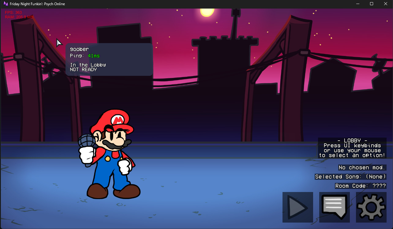 Playable mario pcych engine online