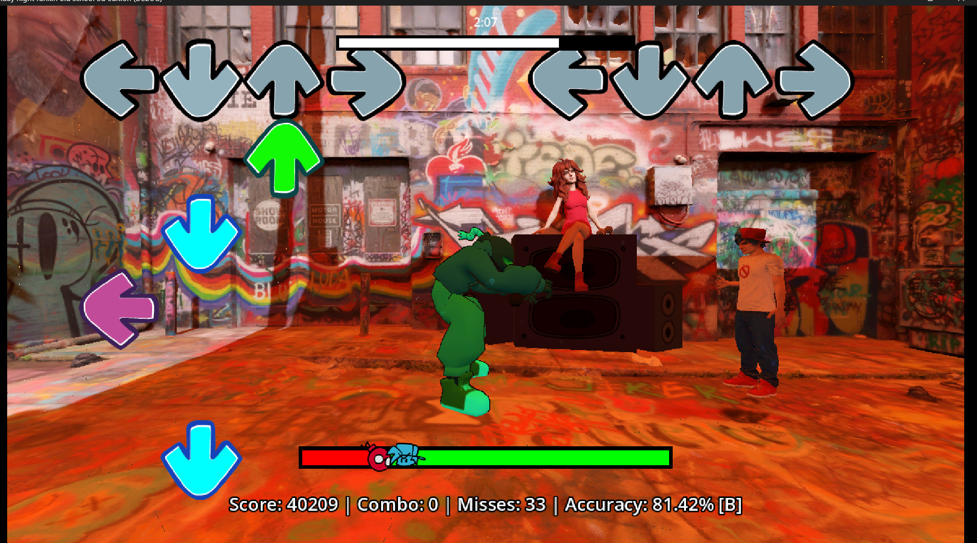 fnf old school 3d edition