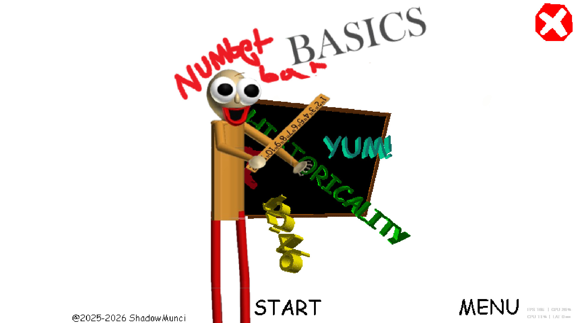 Number Mod NUMBER BAR Mod for Baldi's Basics | Baldi Mods