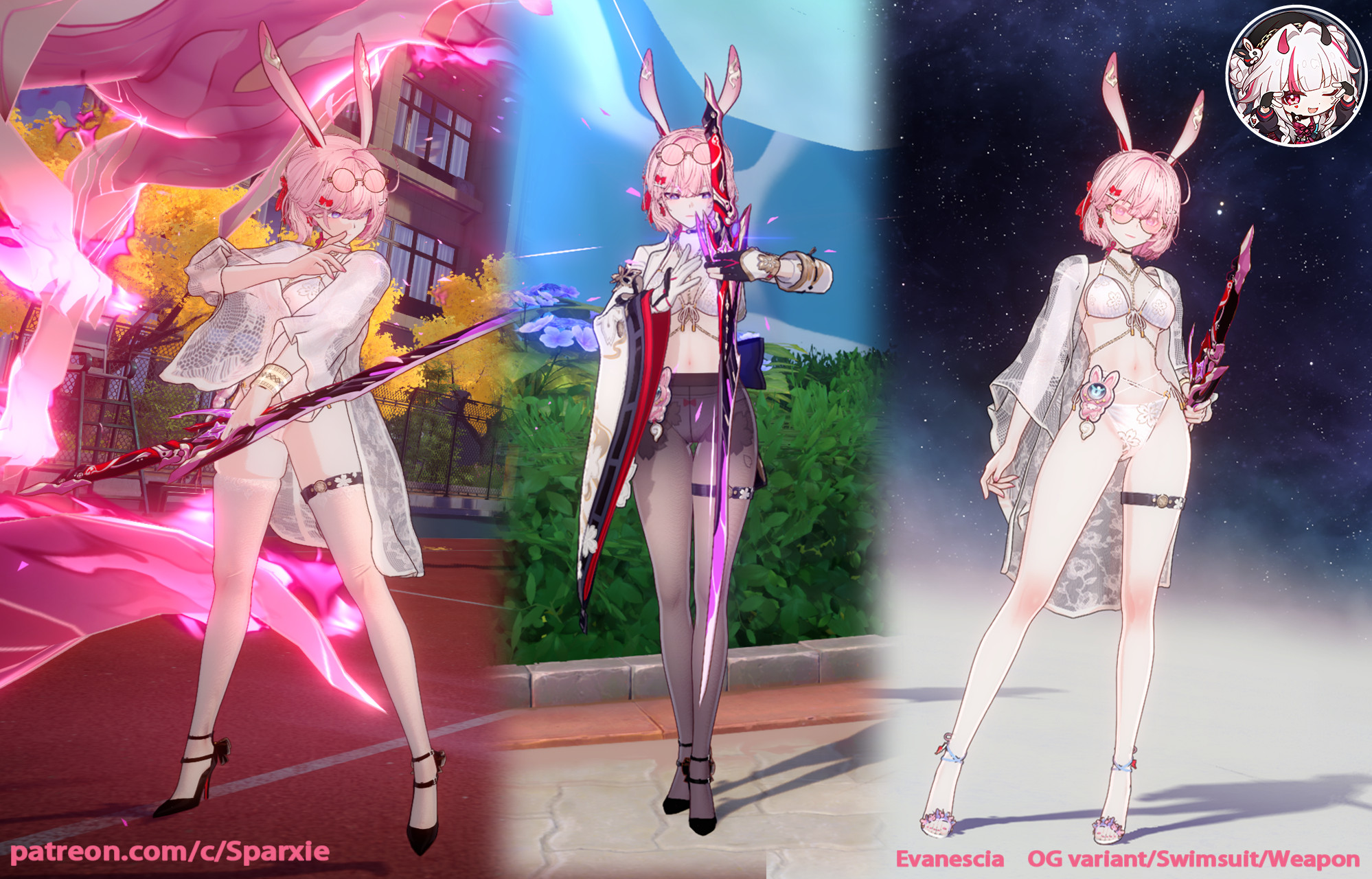 Evanescia  OG variant/Swimsuit/Weapon