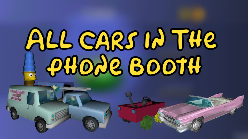 All cars in the phone booth