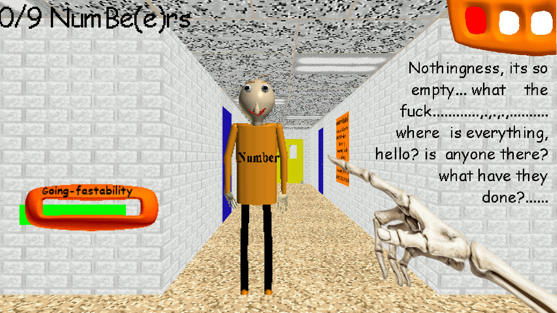 Num Bar Mod NUMBEER Mod for Baldi's Basics | Baldi Mods