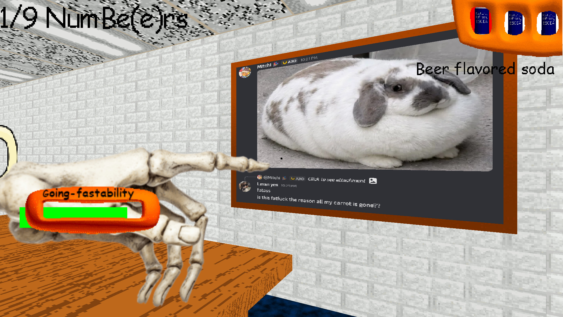 Num Bar Mod NUMBEER Mod for Baldi's Basics | Baldi Mods