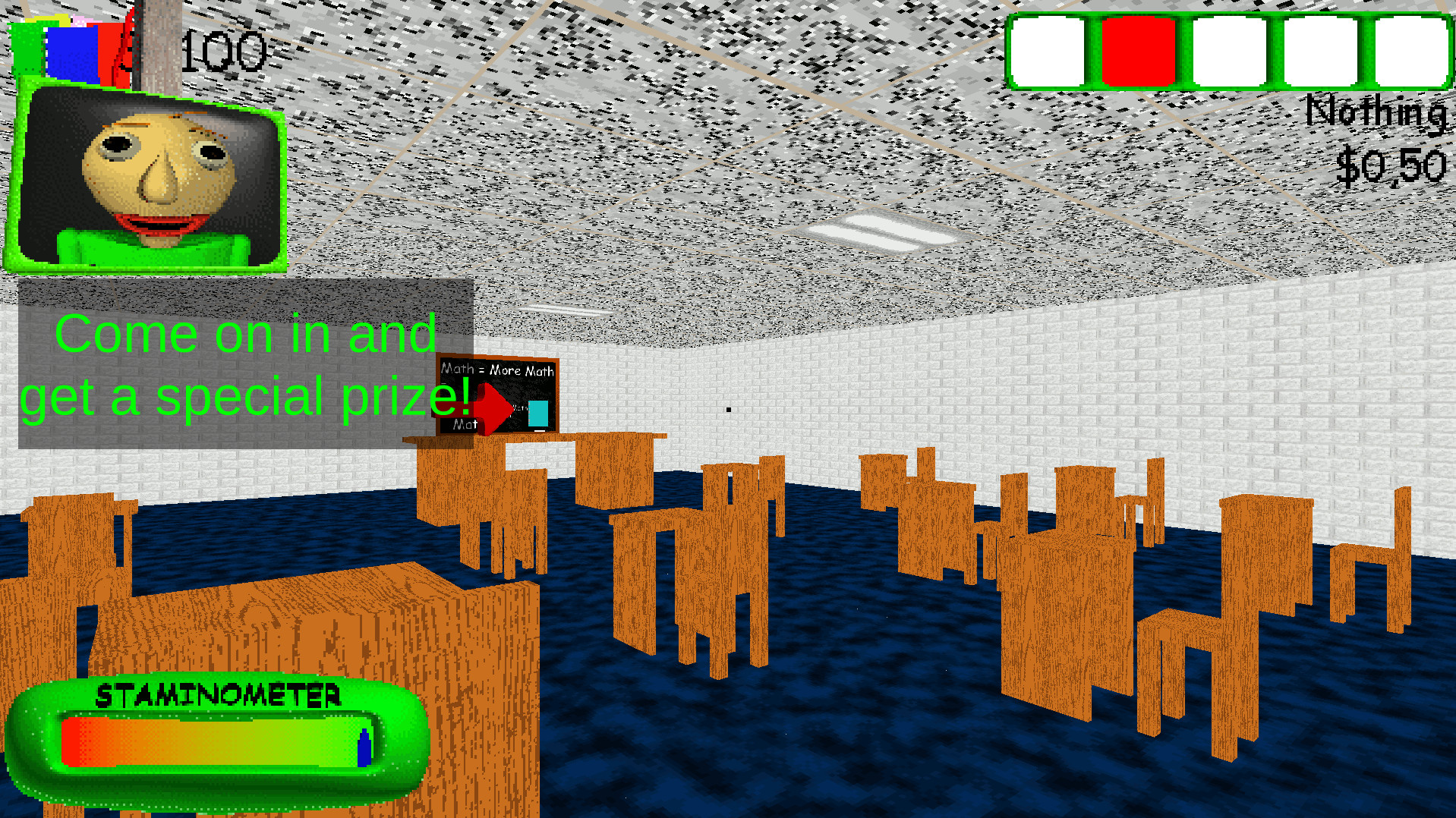 0.14.X Baldi 100 NOTEBOOK MAP! Mod for Baldi's Basics | Baldi Mods