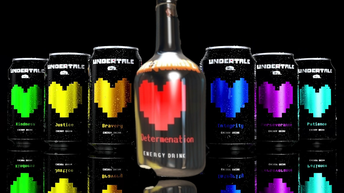 (RELEASE) Undertale Bottle (Energy Drink)
