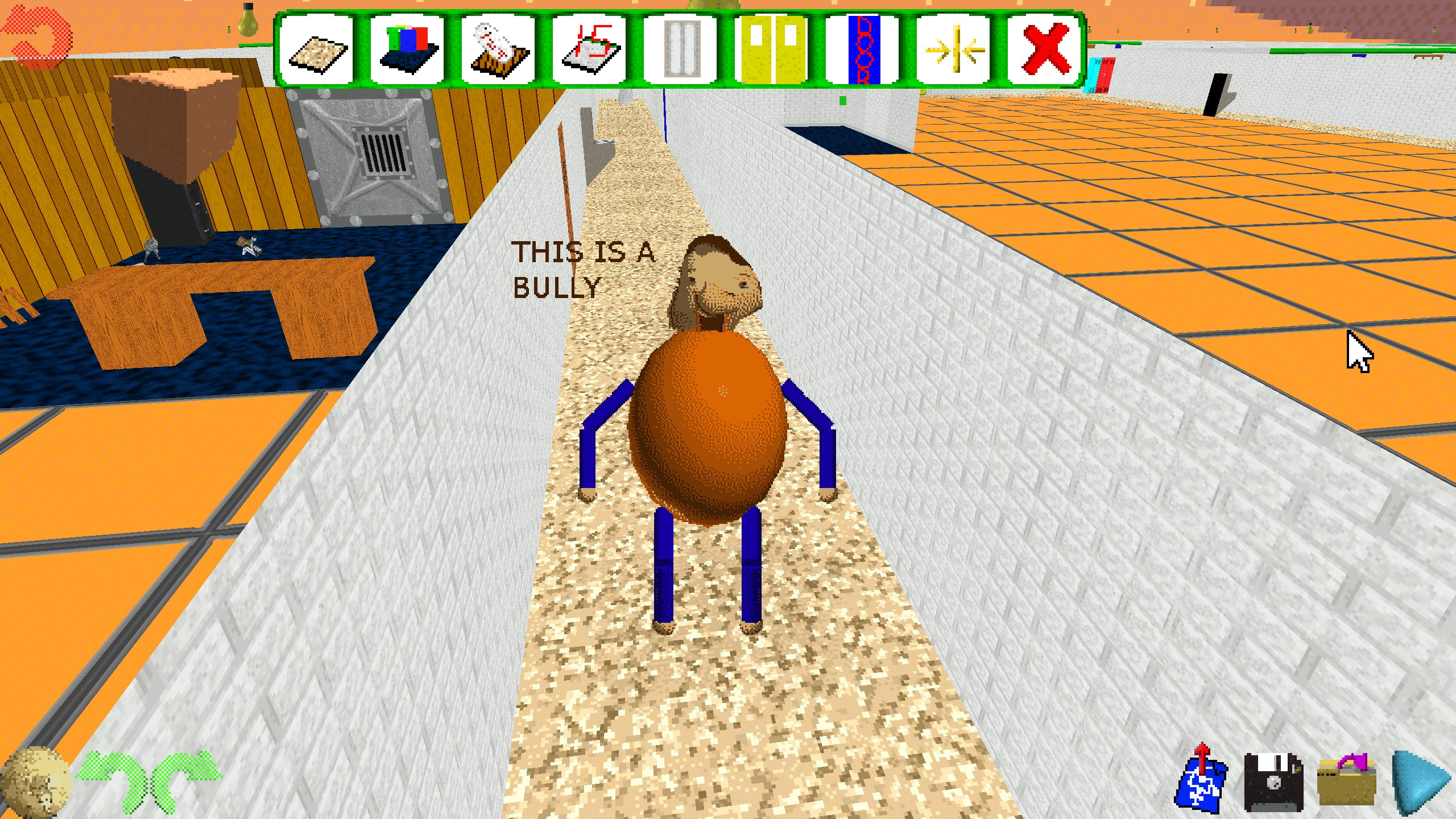 the standing bully