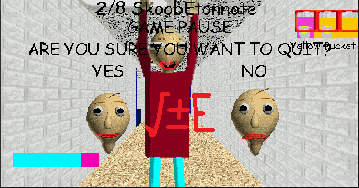 SQUARE ROOT OF PLUS MINUS E √±E √±E √±E Mod for Baldi's Basics | Baldi Mods