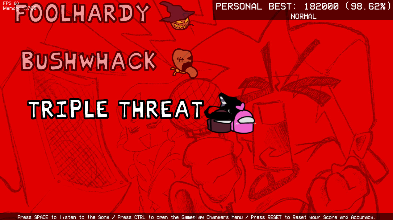 triple threat - fan rechart