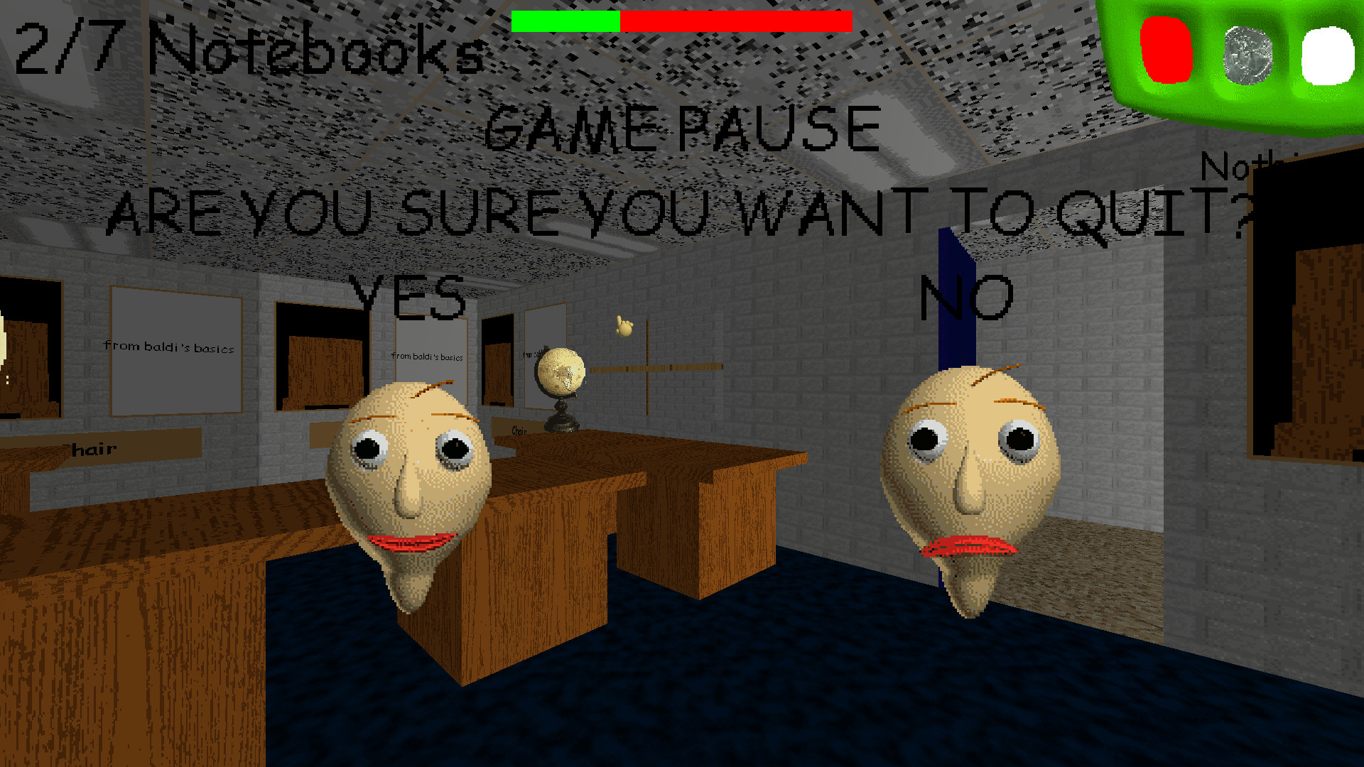 chair Mod for Baldi's Basics | Baldi Mods