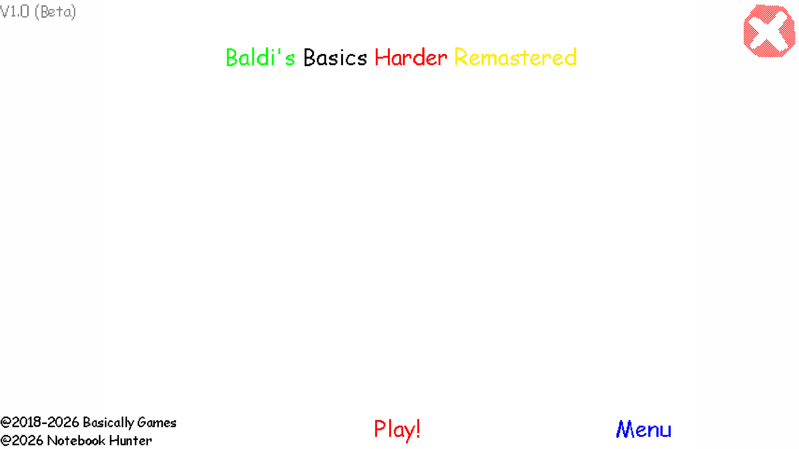 Baldi's Basics Harder Remastered