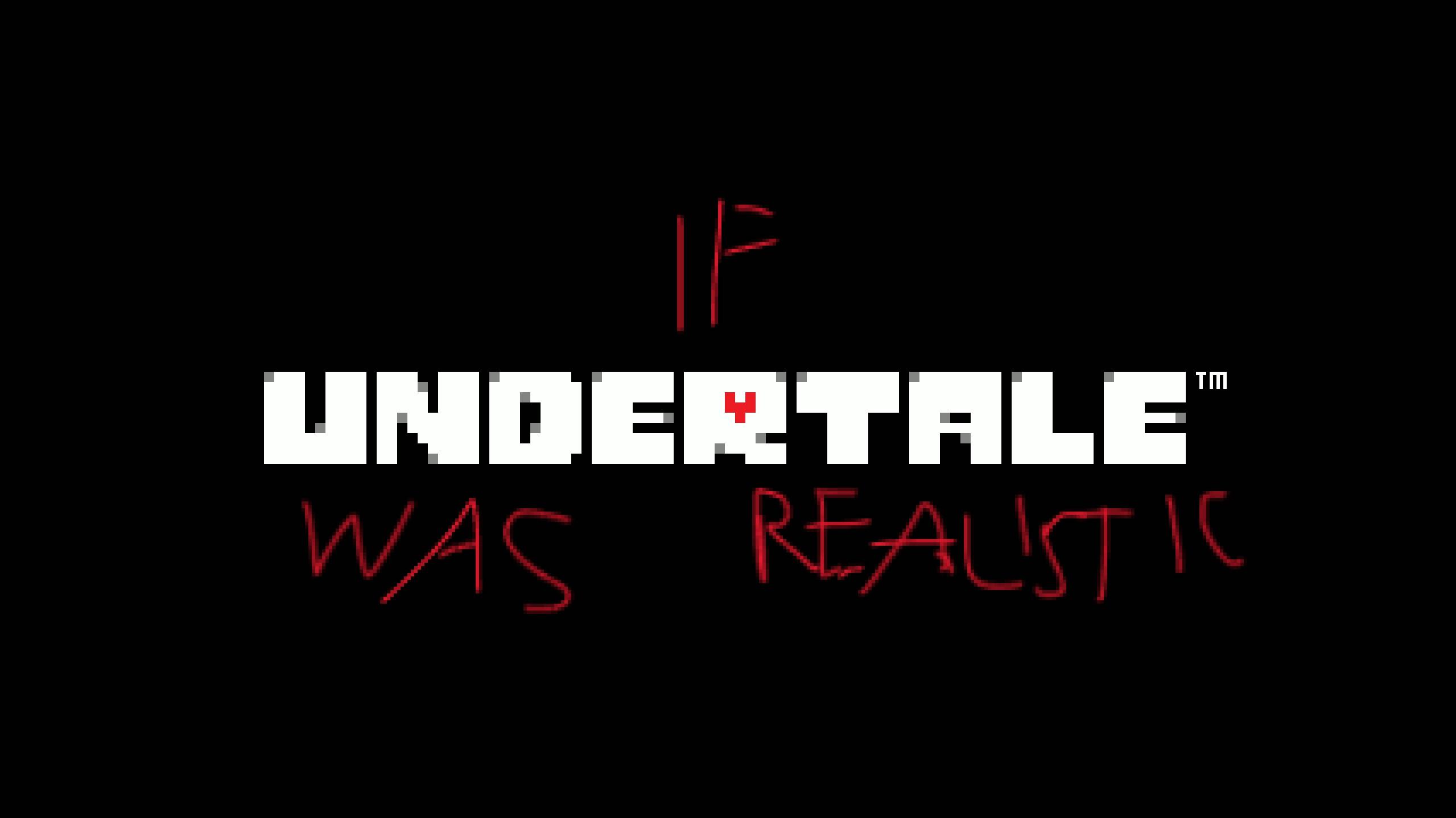 if UNDERTALE was realistic