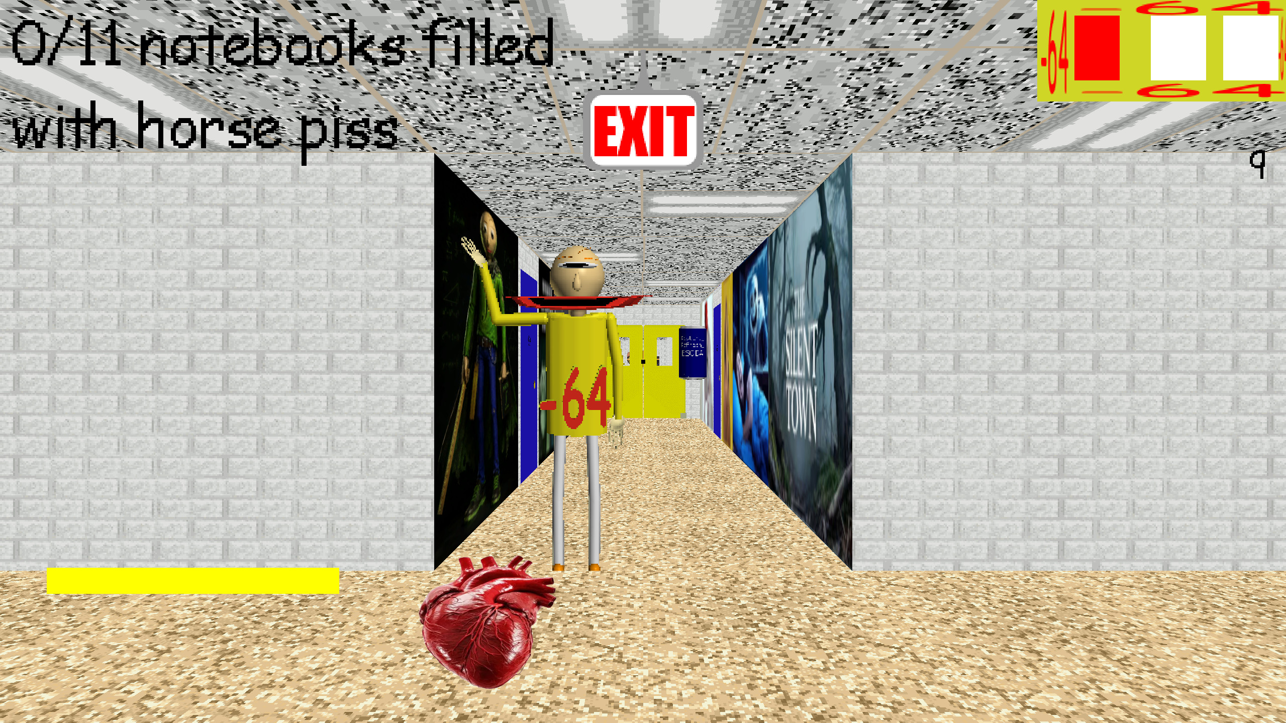 [SENSITIVE CONTENT] -64 (minus sixty four) Mod for Baldi's Basics ...