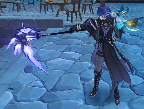Iris of Helheim over Staff of Homa - Flins only
