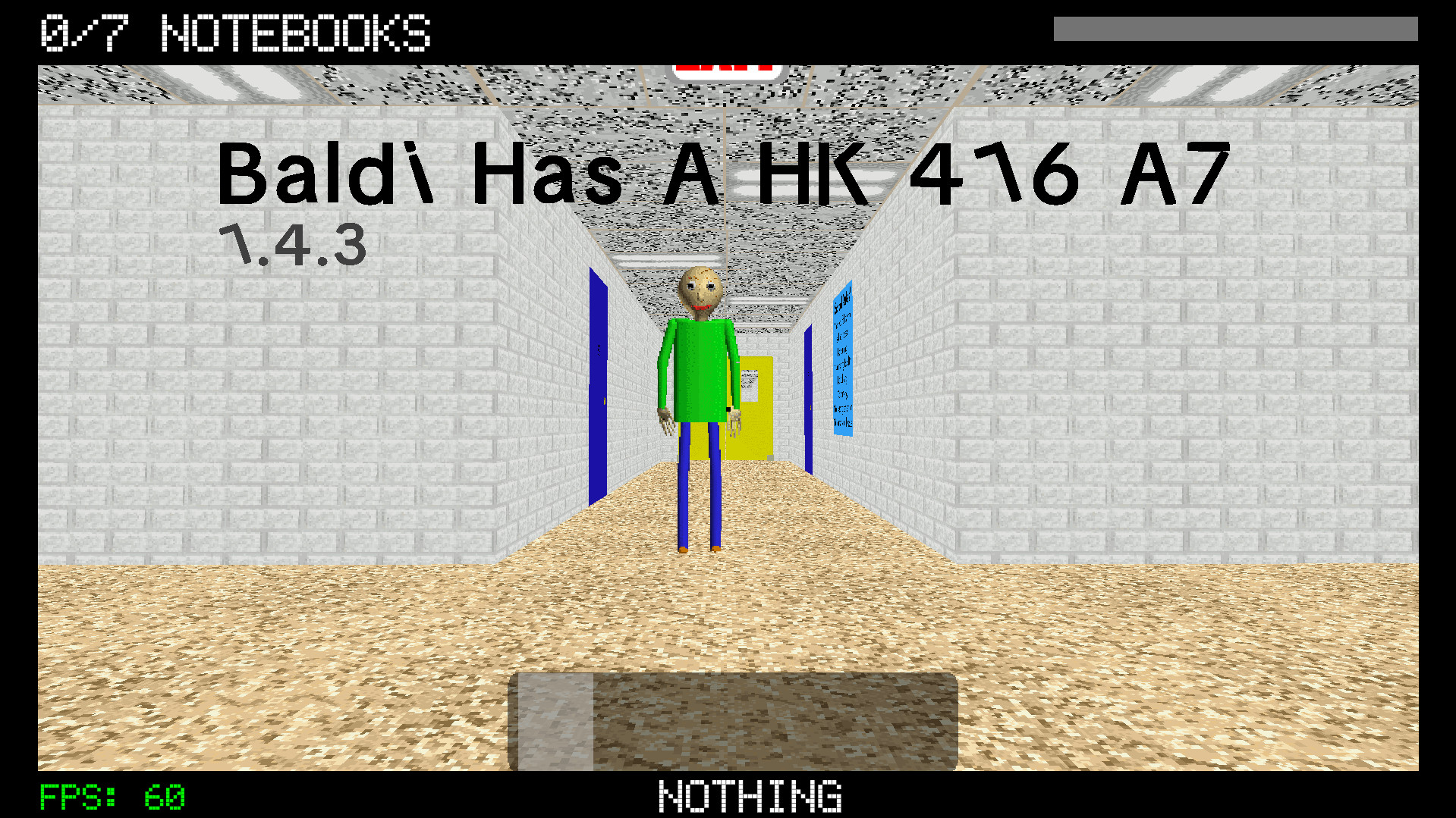 Baldi Has A HK 416 A7