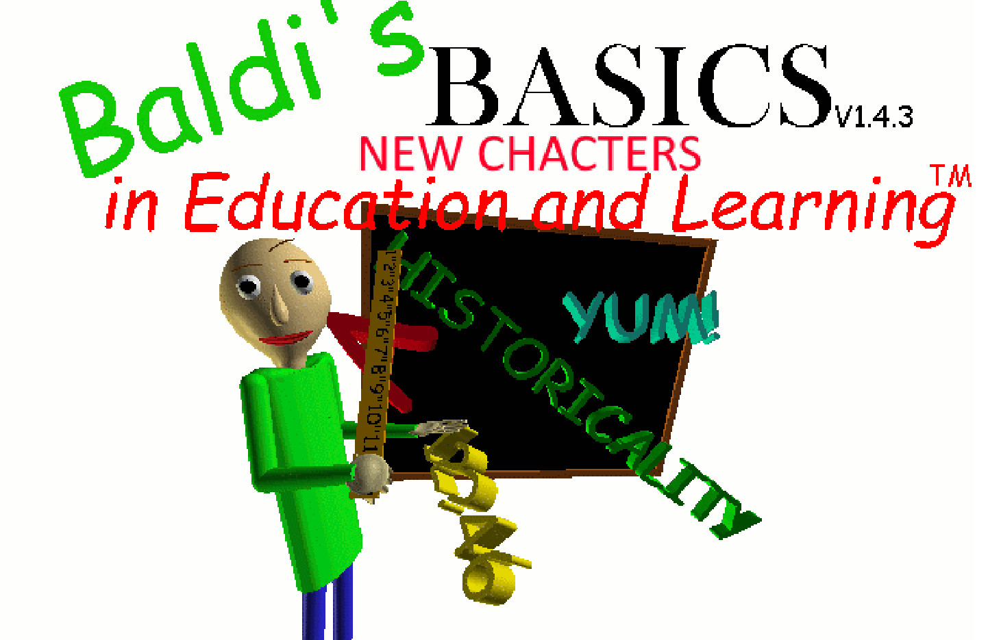 Baldi Bacics New characters education and learning
