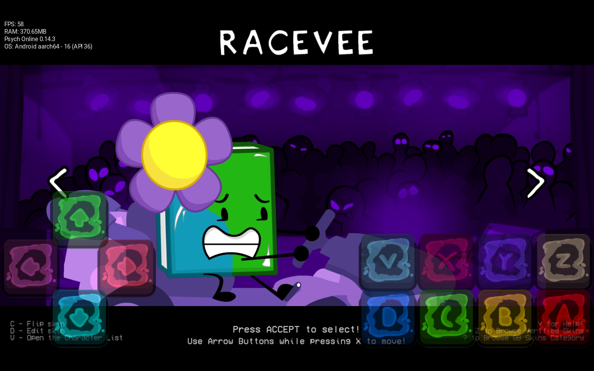 Flowers Rampage Skins for online Mod for Friday Night Funkin' | FNF Mods