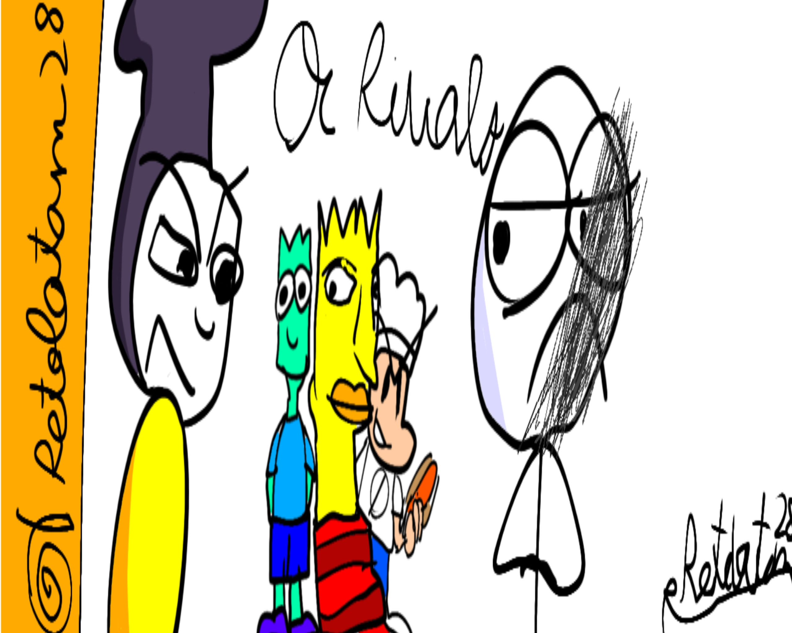 Oc rivals. A unlikely rivals cover.