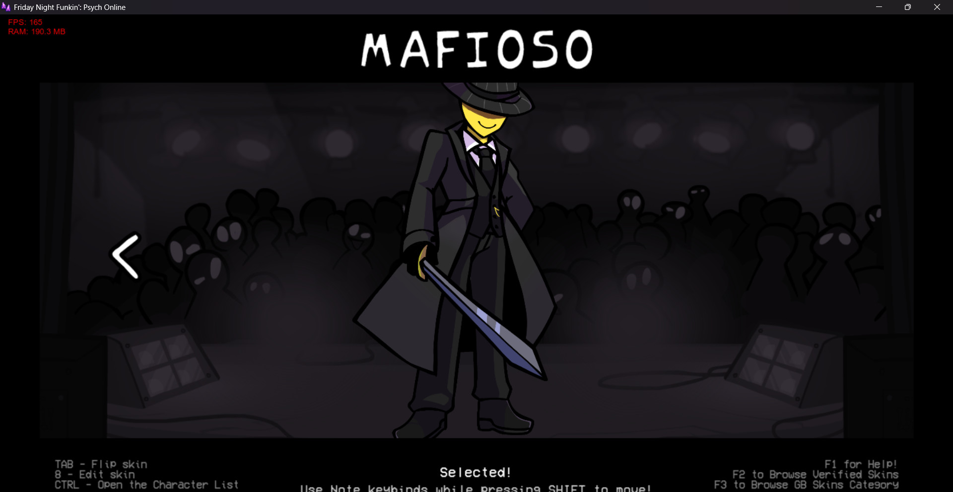 [Psych Online] Playable Mafioso Skin