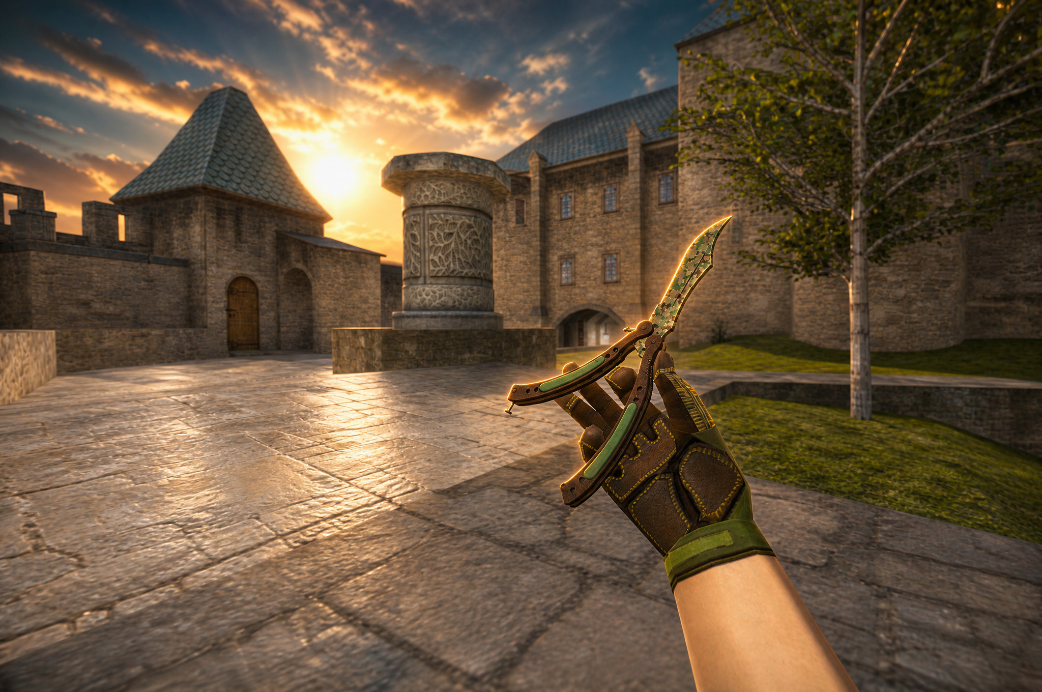 ★Butterfly Knife | Forest DDPAT Mod for Counter-Strike 1.6 | CS1.6 Mods