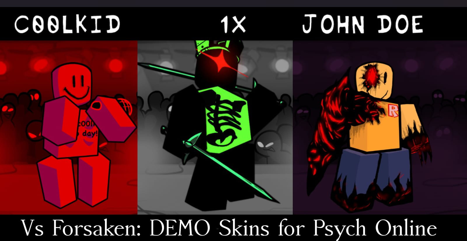 [Psych Online] Vs Forsaken: DEMO Skins