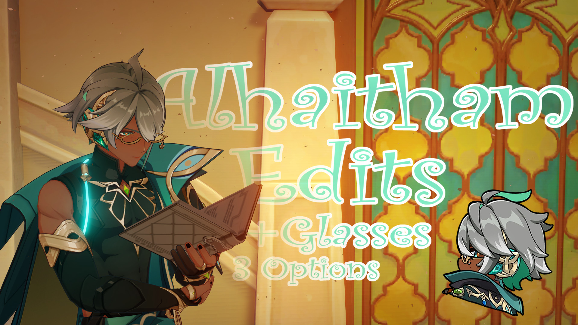 Alhaitham edits + Glasses