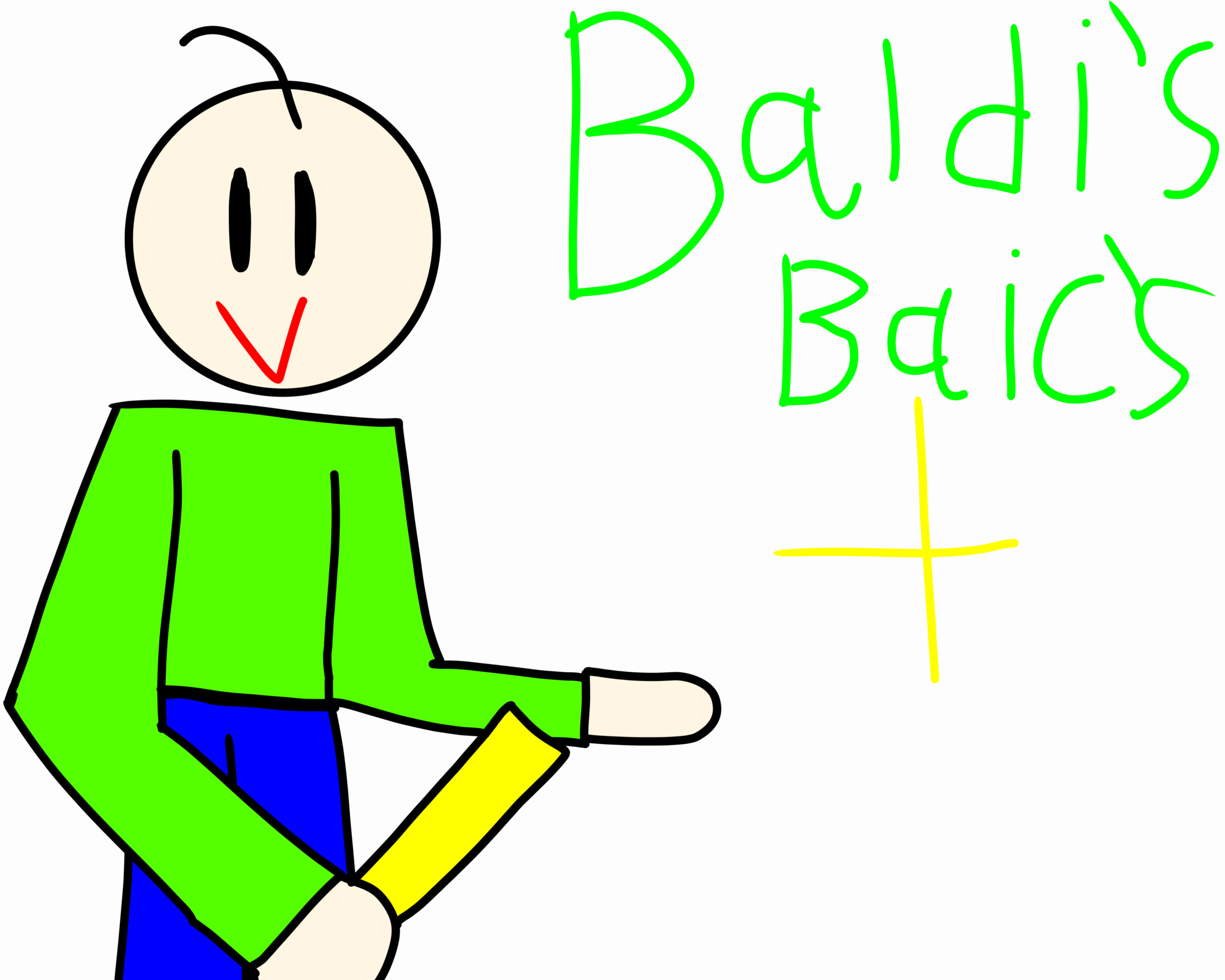 baldi's basics plus but BAD.
