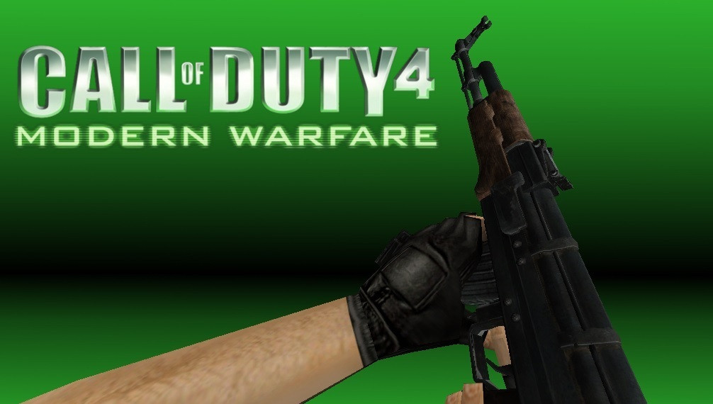 COD4 AK-47 On ImbrokeRU Anims