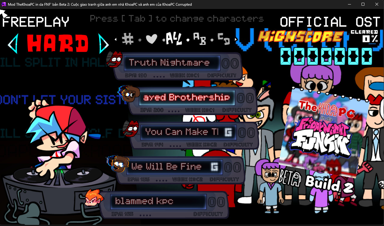 [SENSITIVE CONTENT] TheKhoaPC in da FNF' (beta build) Mod for Friday ...