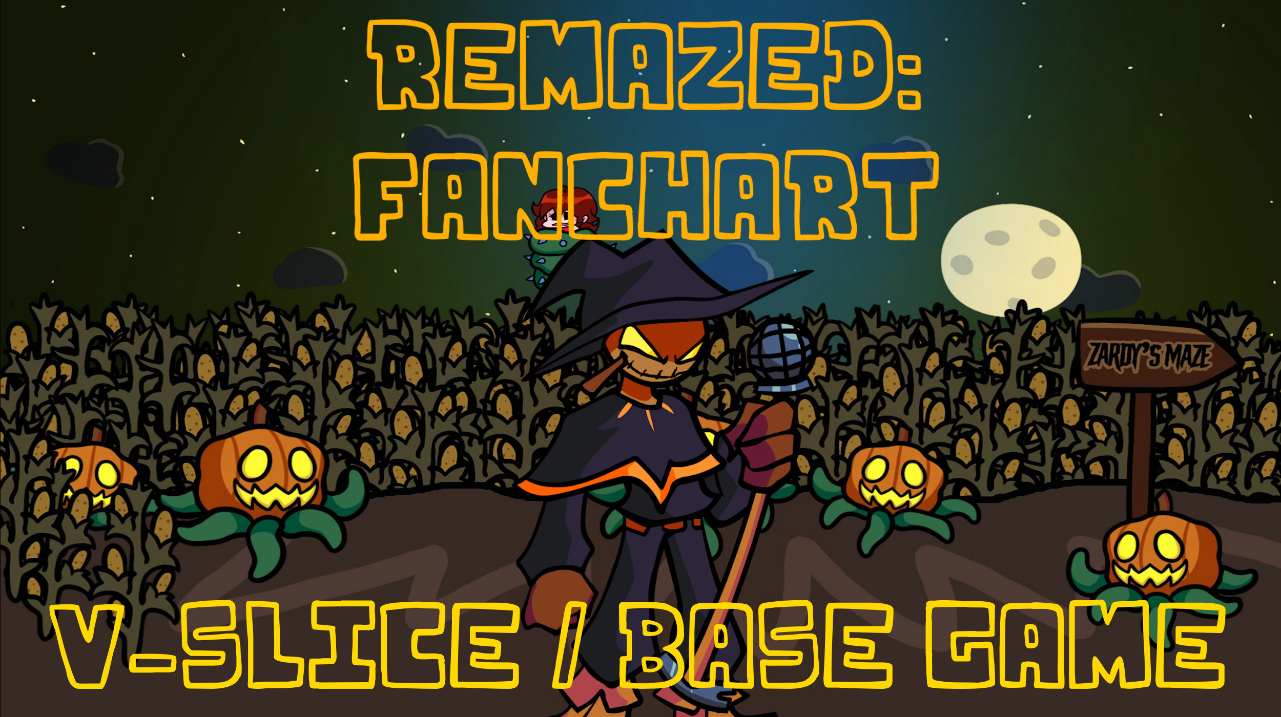 [V-Slice + Mobile] FNF Zardy: REMAZED (Fanchart)