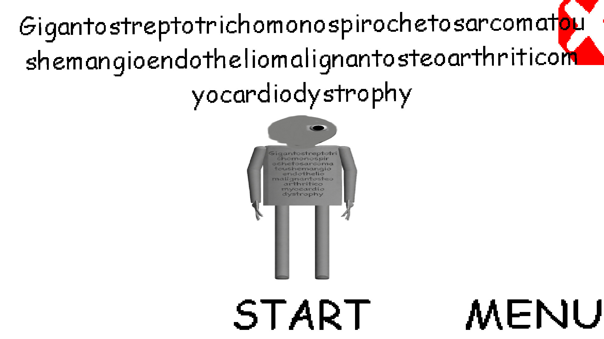 Gigantostreptotrichomonospirochetosarcomatousheman