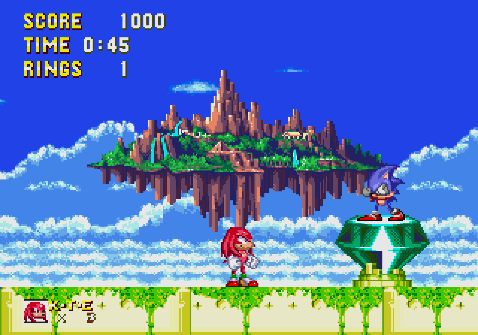 S1/CD Sonic Over Mecha Sonic