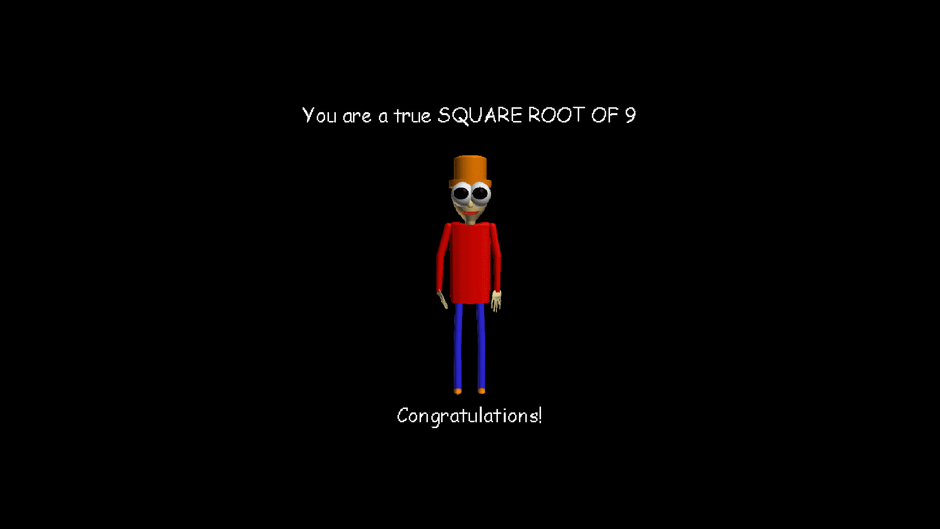 SQUARE ROOT OF 9