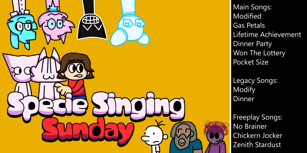 Specie Singing Sunday