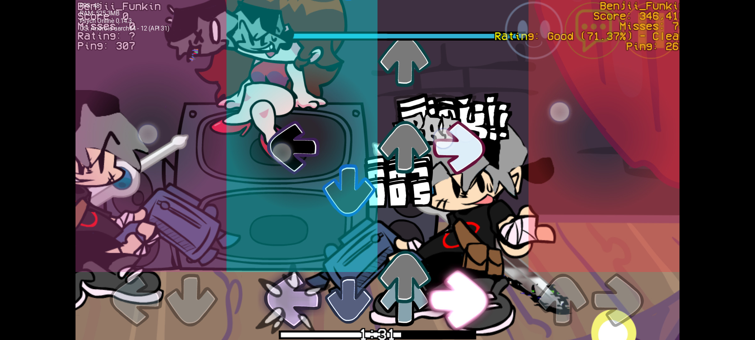 Benjii_Funkin Pack skin psych Online